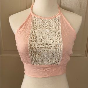 Pink Halter Top